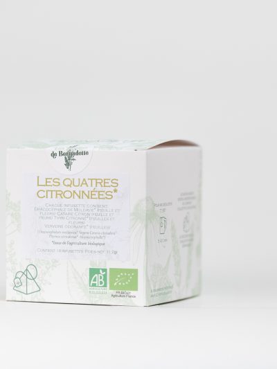 les jardins de bernadette infusettes LES QUATRE CITRONNEES 30
