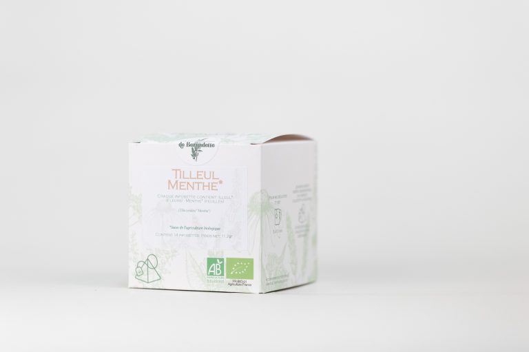 les jardins de bernadette infusettes TILLEUL MENTHE 35